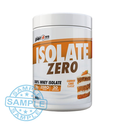 SAMPLE: Per4m Isolate Zero (30g per serving) Carrot Cake Samples