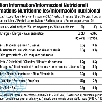 SAMPLE: Per4m Isolate Zero (30g per serving) Samples