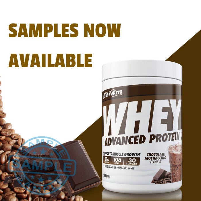 Sample: Per4M Advanced Whey Protein Sachet Chocolate Mochaccino Samples