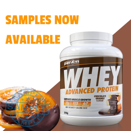 🎁 SAMPLE: Per4m Whey Advanced Protein Sachet (30g per serving) (100% off)