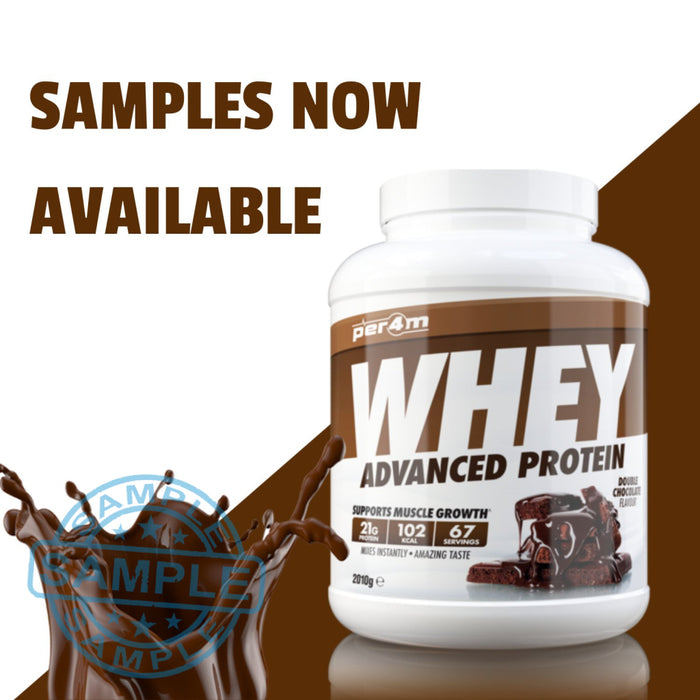 Sample: Per4M Advanced Whey Protein Sachet Double Chocolate Samples