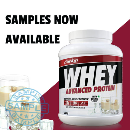 Sample: Per4M Whey Advanced Protein Sachet (30G Per Serving) Irish Creme Samples