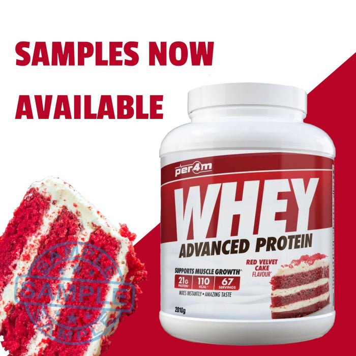 Sample: Per4M Whey Advanced Protein Sachet (30G Per Serving) Red Velvet Cake [Pre-Order Only
