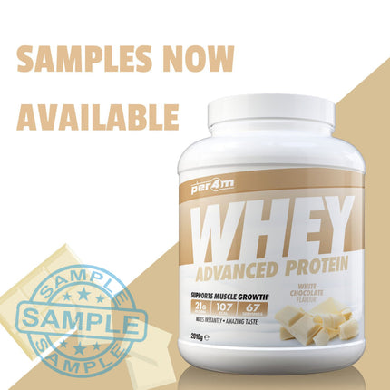 🎁 SAMPLE: Per4m Whey Advanced Protein Sachet (30g per serving) (100% off)