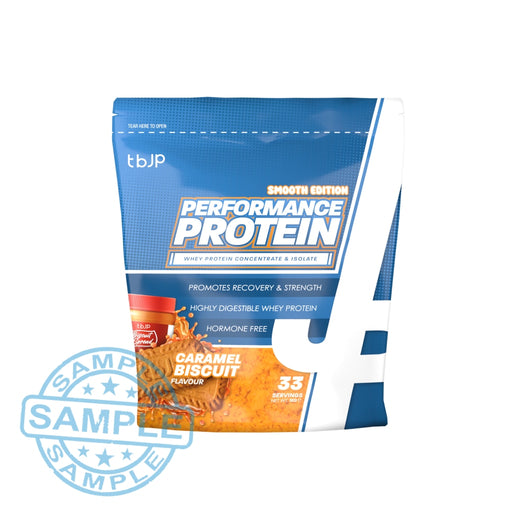 Sample: Trained By Jp Performance Protein Caramel Biscuit Smooth Samples