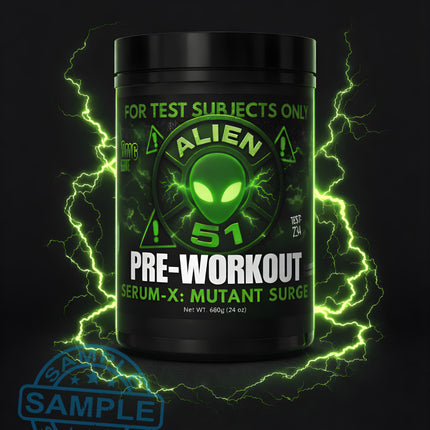 SAMPLE-US: Alien 51 Labs SERUM-X Pre-Workout (US Import) Samples