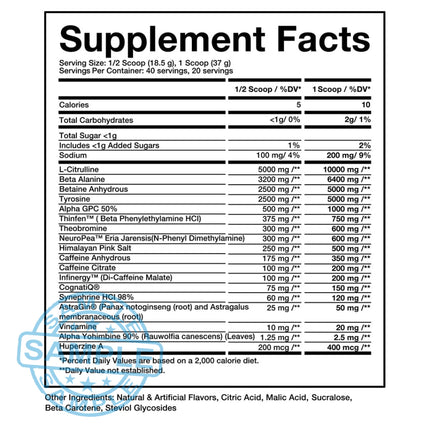 SAMPLE-US: Apollon Nutrition Assassin v9 - Ultimate Anarchy Pre-workout (1 Serving) Samples