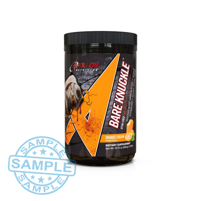 SAMPLE-US: Apollon Nutrition Bare Knuckle Non-Stimulant Pre-Workout (Single Serving) Orange Cream Samples