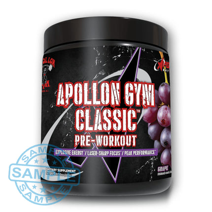 SAMPLE-US: Apollon Nutrition Apollon Gym Classic (Single Serving) Grape Samples