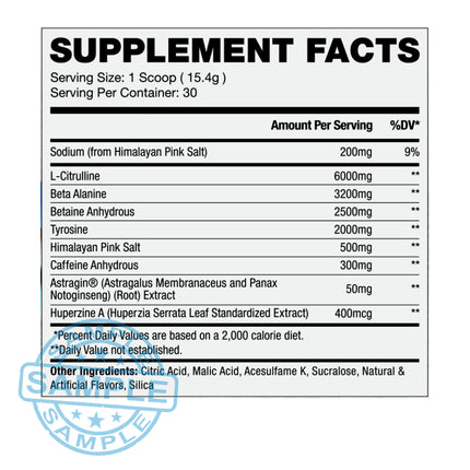 SAMPLE-US: Apollon Nutrition Apollon Gym Classic (Single Serving) Samples