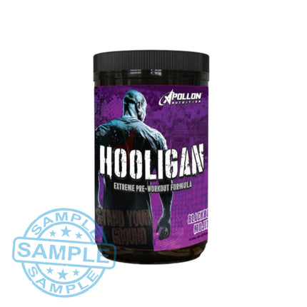 SAMPLE-US: Apollon Nutrition Hooligan Extreme Pre-Workout (Single Serving) Blackberry Mojito Samples