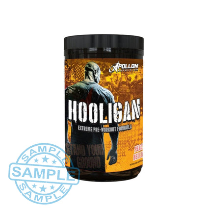 SAMPLE-US: Apollon Nutrition Hooligan Extreme Pre-Workout (Single Serving) Peach Bellini Samples