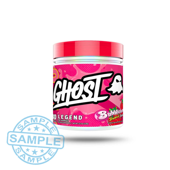 SAMPLE-US: Ghost Legend v4 BUBBLICIOUS® Strawberry Splash (21g per serving) Samples