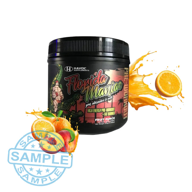 SAMPLE-US: Havoc Supplements Florida Maniac Pre-Workout (Single Serving) - Samples