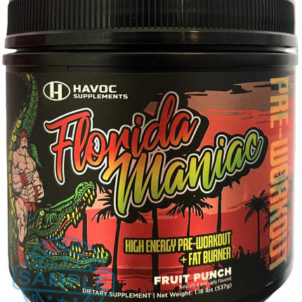 SAMPLE-US: Havoc Supplements Florida Maniac Pre-Workout (Single Serving) - Samples