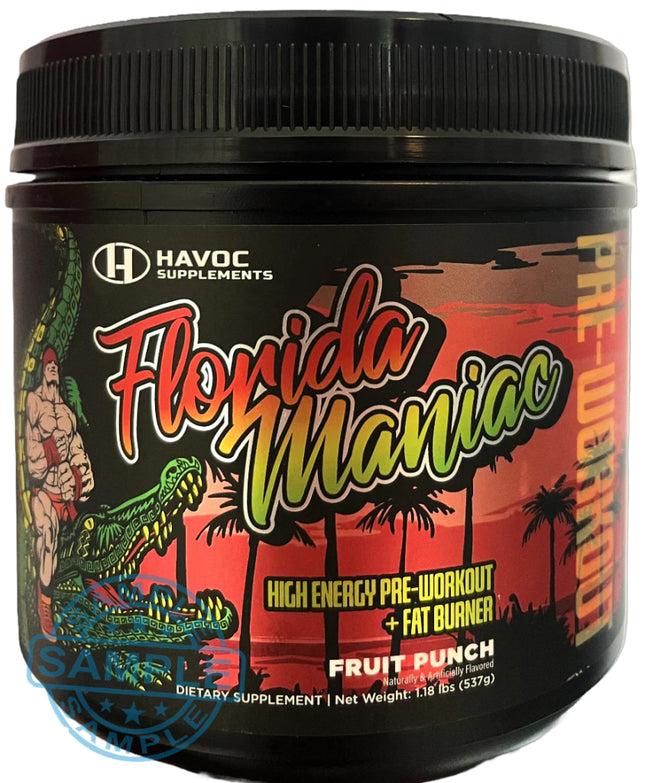 SAMPLE-US: Havoc Supplements Florida Maniac Pre-Workout (Single Serving) - Samples