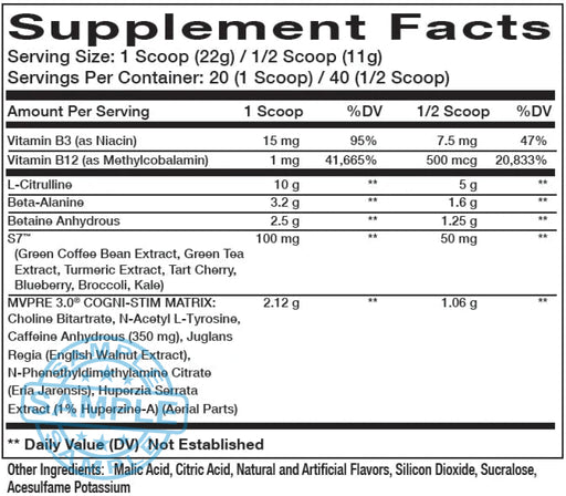 Sample-Us: Innovapharm Mvpre 3.0 (21.9G Per Serving) Samples