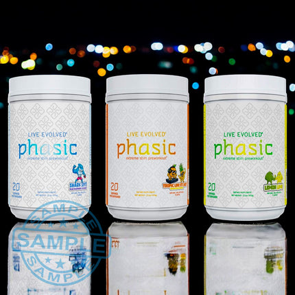 SAMPLE-US: Live Evolved Phasic Extreme High Stimulant Pre-Workout (Single Serving) - Samples