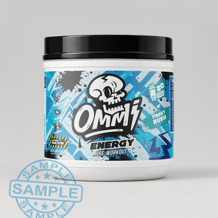 SAMPLE-US: OMMI Energy All in One High Stim Pre-Workout (Single Serving) - Frost Rush - Samples