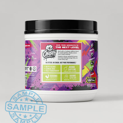 SAMPLE-US: OMMI Energy All in One High Stim Pre-Workout (Single Serving) - Samples