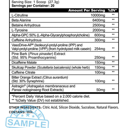 SAMPLE-US: Panda Supplements™ / ’Merica Labz First Blood Limited Edition (US Import) (27.3g per se Samples