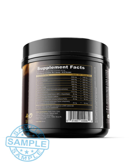 Sample-Us: Pandamus - A V1 Nutra & Panda Supplements Collaboration (1 Scoop Serving) Samples