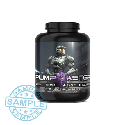 SAMPLE-US: Project M x Gym Power Pump Master Extreme Barely-Stim Pump Formula (31g per serving) Samples