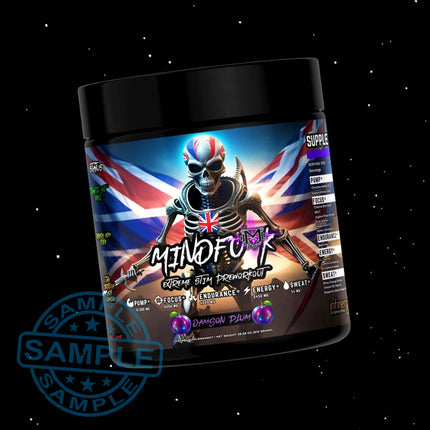 SAMPLE-US: Project M x Gym Power UK MindFu*k v2 Collaboration Pre-Workout (US Import) (27g per serving) Samples