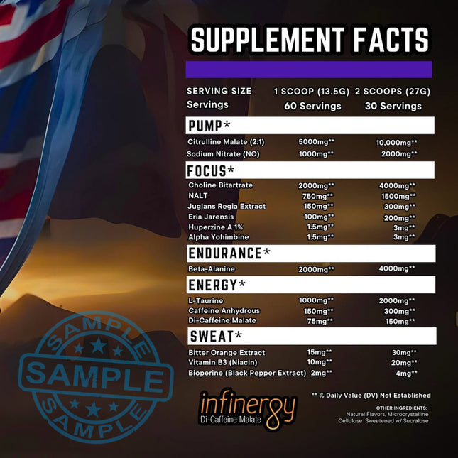 SAMPLE-US: Project M x Gym Power UK MindFu*k v2 Collaboration Pre-Workout (US Import) (27g per serving) Samples