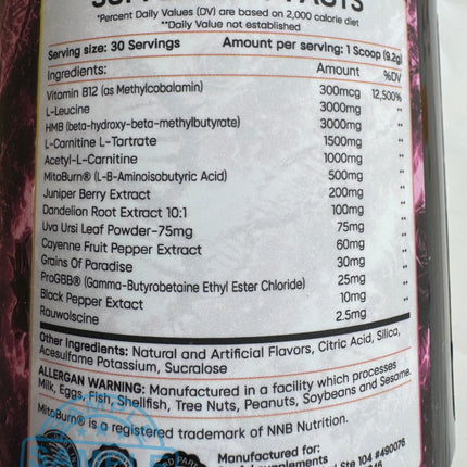 SAMPLE-US: Synful Supplements Thermo Syn – Non-Stim Fat Burner (Single Serving) - Samples