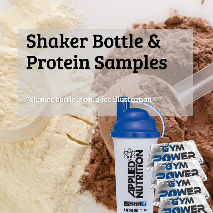 🎁 SAMPLE-BP: Shaker Bottle & Protein Samples (100% off)