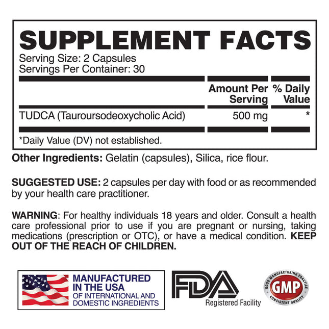 Apollon Nutrition TUDCA - Liver Health Support