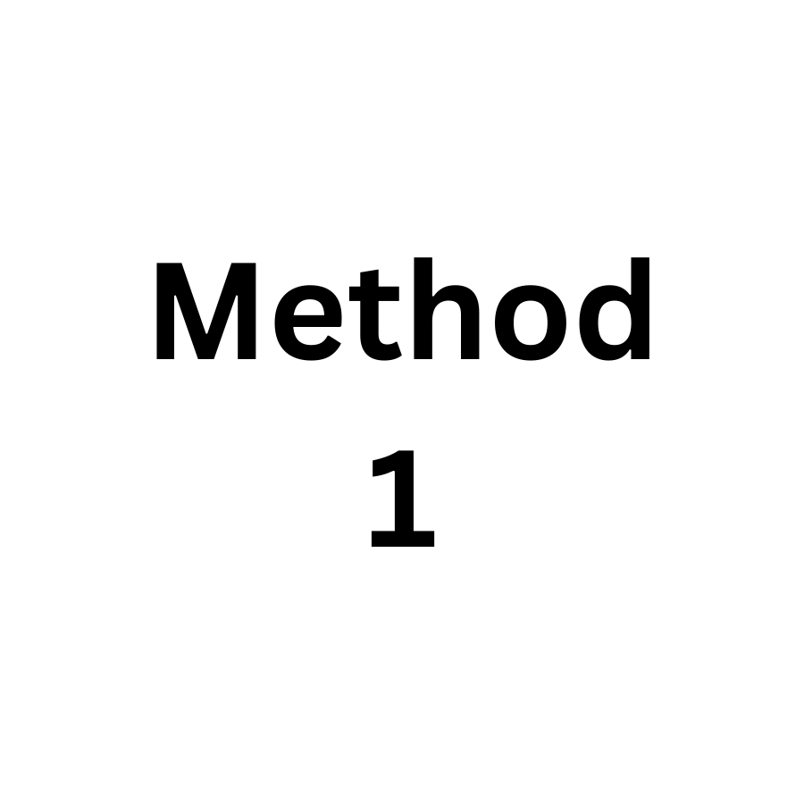 Method 1