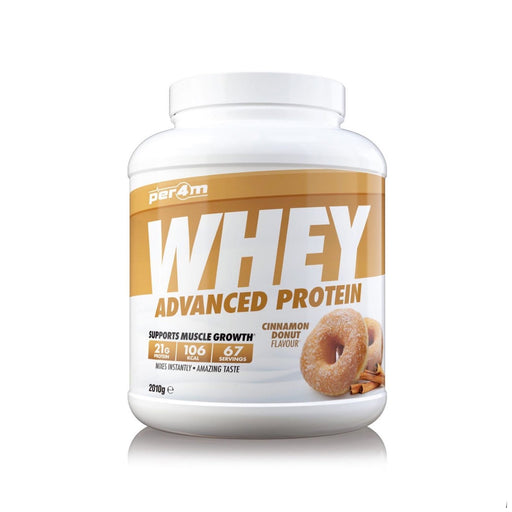 Per4M Advanced Whey Protein 2.1Kg Cinnamon Donut Powders