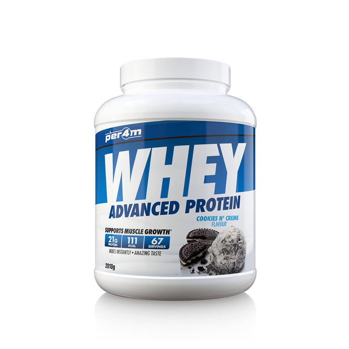 Per4M Advanced Whey Protein 2.01Kg Cookies N Creme Powders