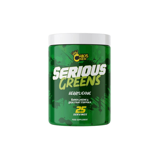 Chaos Crew Serious Greens 25 Servings Health And Vitality