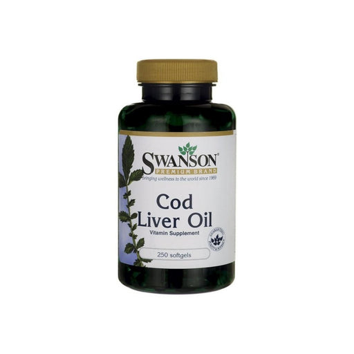 Swanson Cod Liver Oil 350Mg 250 Softgels Efas / Oils