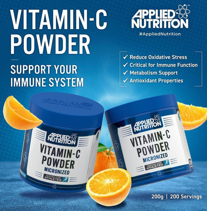Applied Nutrition Vitamin-C Powder 200G Vitamins / Minerals