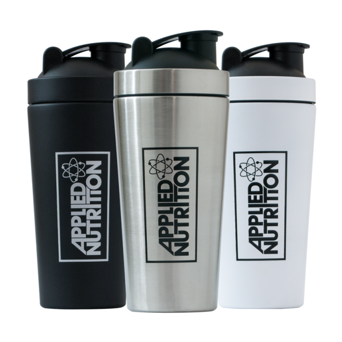 Applied Nutrition Stainless Steel Protein Shaker Cup 750Ml Accessories