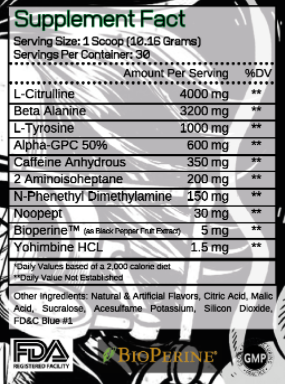 Koka Labz Dexter High Stim Nootropic Pre-Workout 30 Servings Pre Workouts