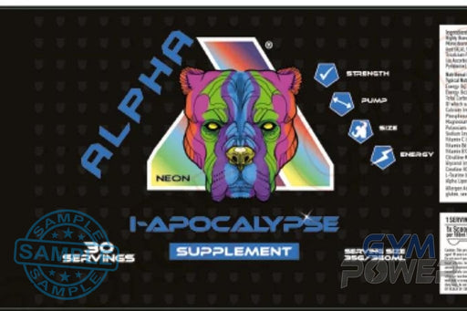 Alpha Neon I-Apocalypse Intra Workout 30 Servings Energy & Endurance