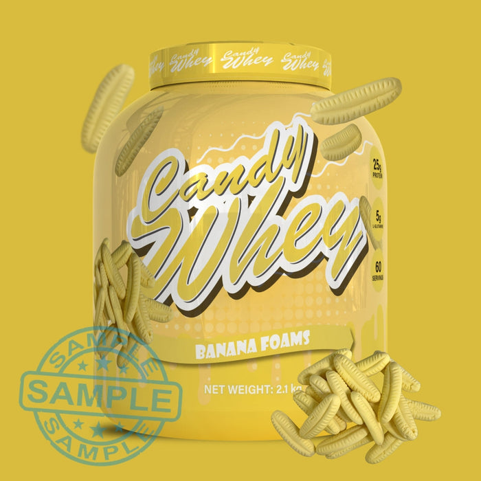 Sample: Candy Whey Protein Banana Foams Samples