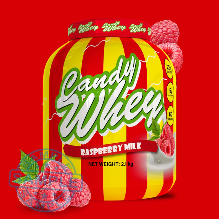 Sample: Candy Whey Protein Raspberry Milk Samples