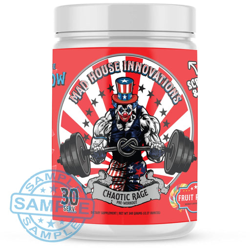 Sample: Mad House Innovations Chaotic Rage Pre-Workout (Us Import) Samples