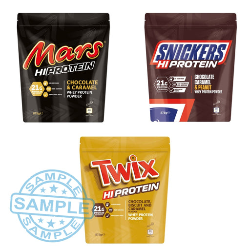 Sample: Mars Snickers Twix Samples