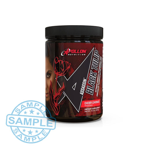 Apollon Nutrition Assassin Black Tulip - Ultimate Thermogenic Pre-Workout Fat Destroyer (Pre-Order